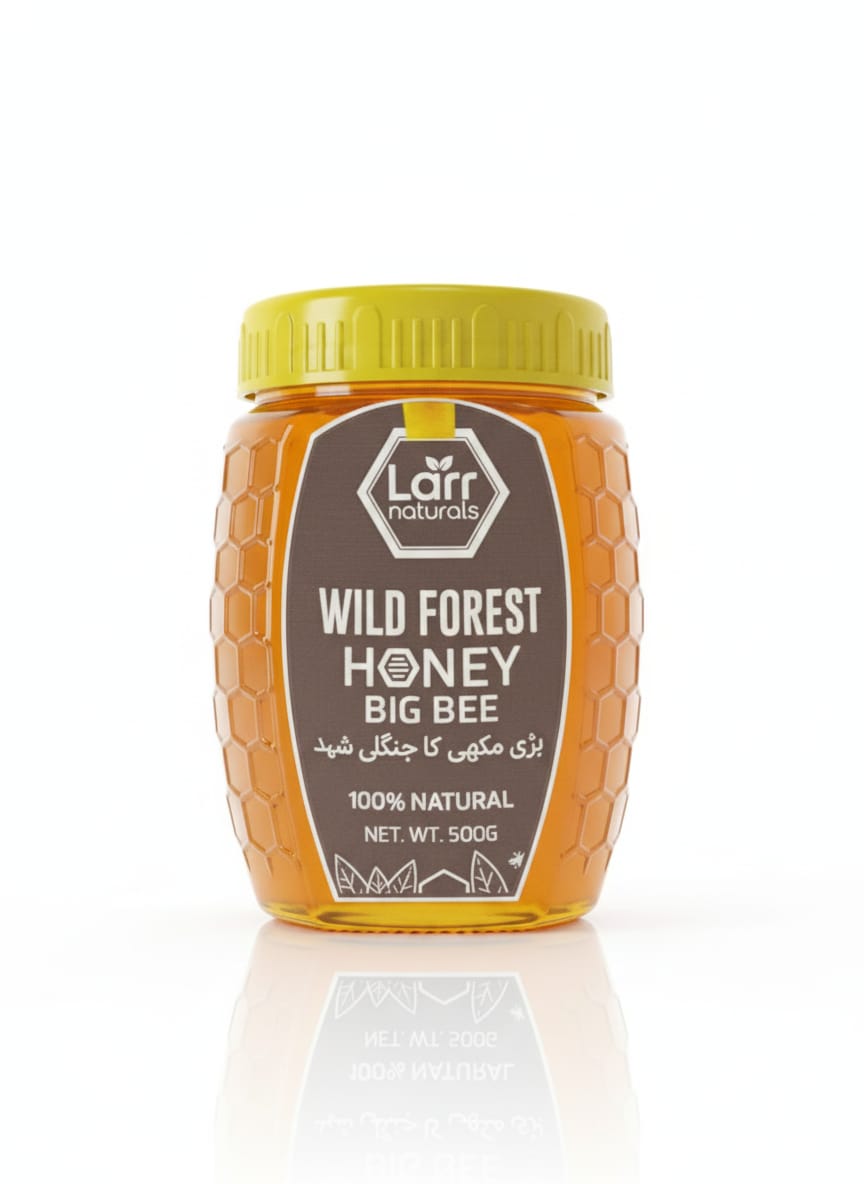 Larr Naturals Wild Forest Honey – Big Bee (100% Pure & Raw)