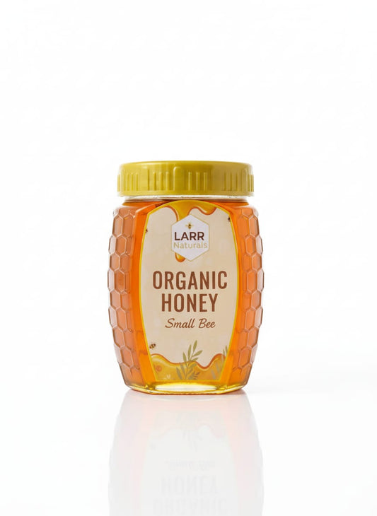 Larr Naturals Organic Small Bee Honey – 100% Pure & Raw
